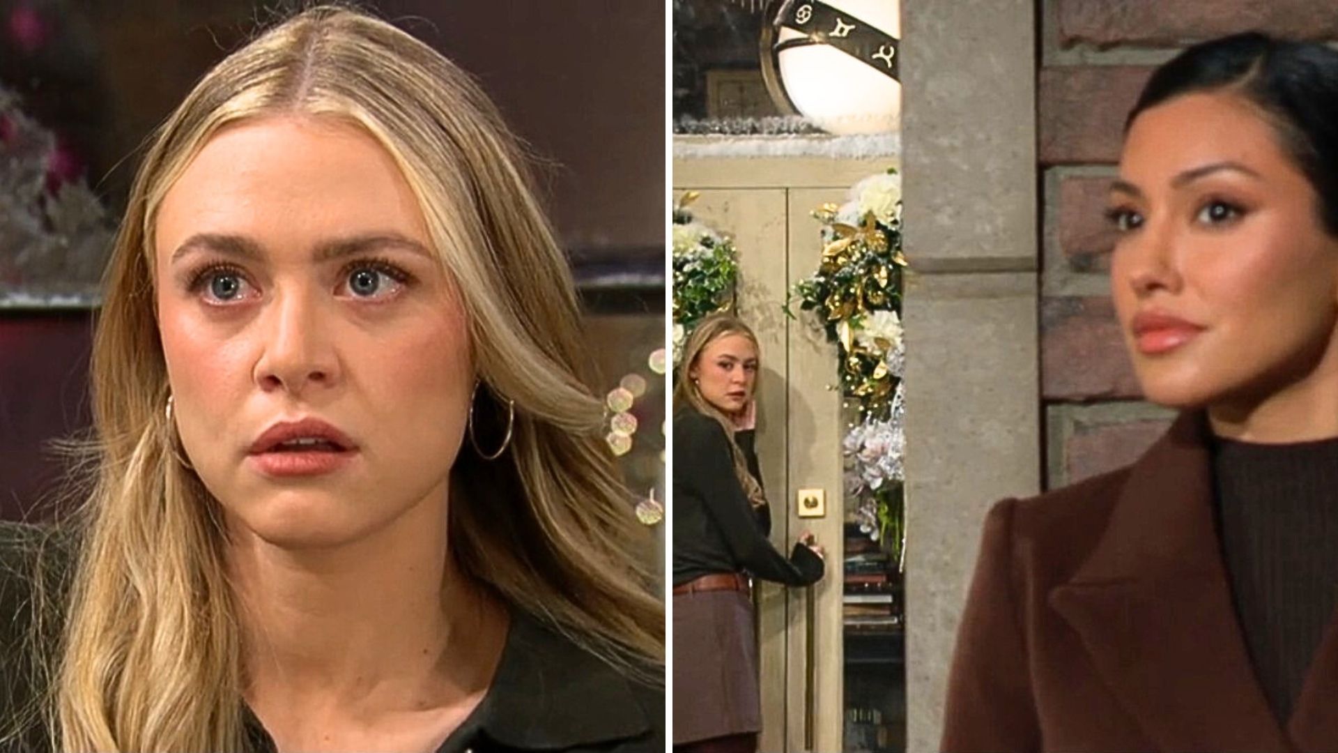 Audra eavesdropped on Kyle and Claire's conversation on The Young and the Restless | Image: CBS