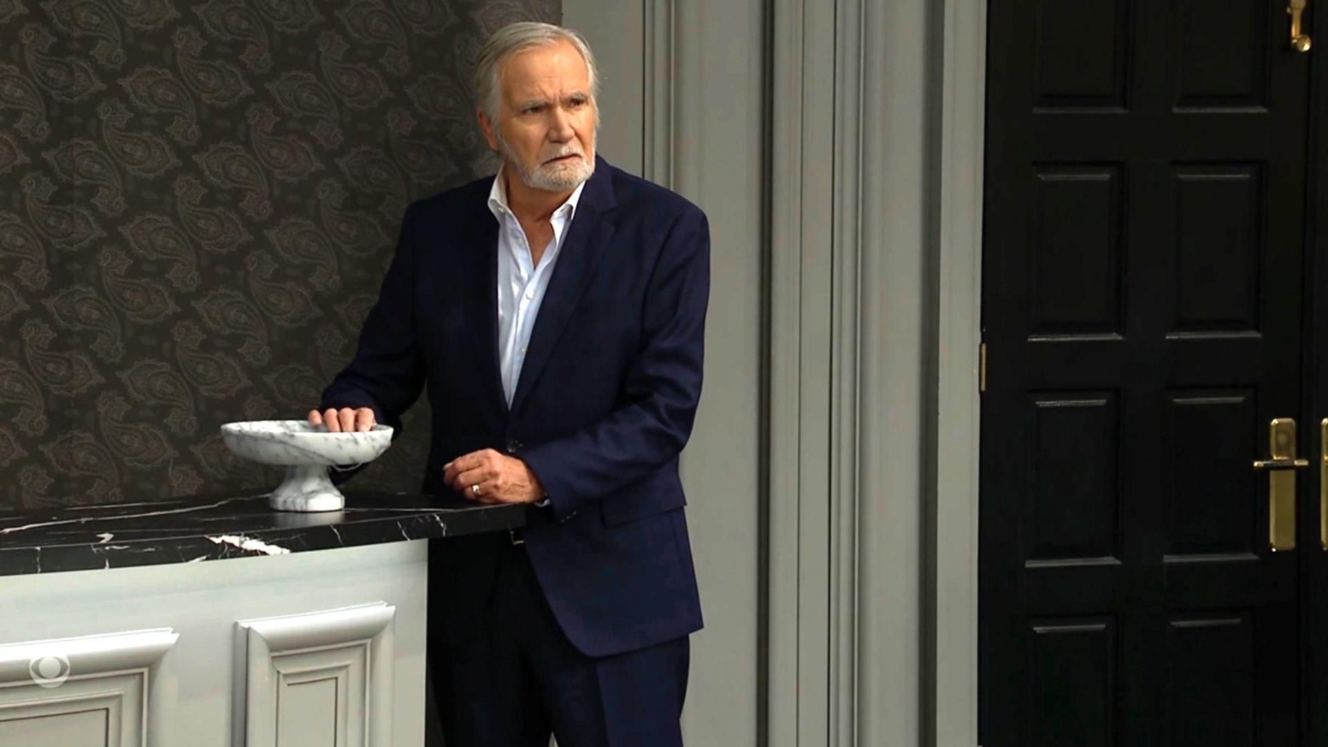Eric takes one last look at Forrester Creations on The Bold and the Beautiful | Image: CBS