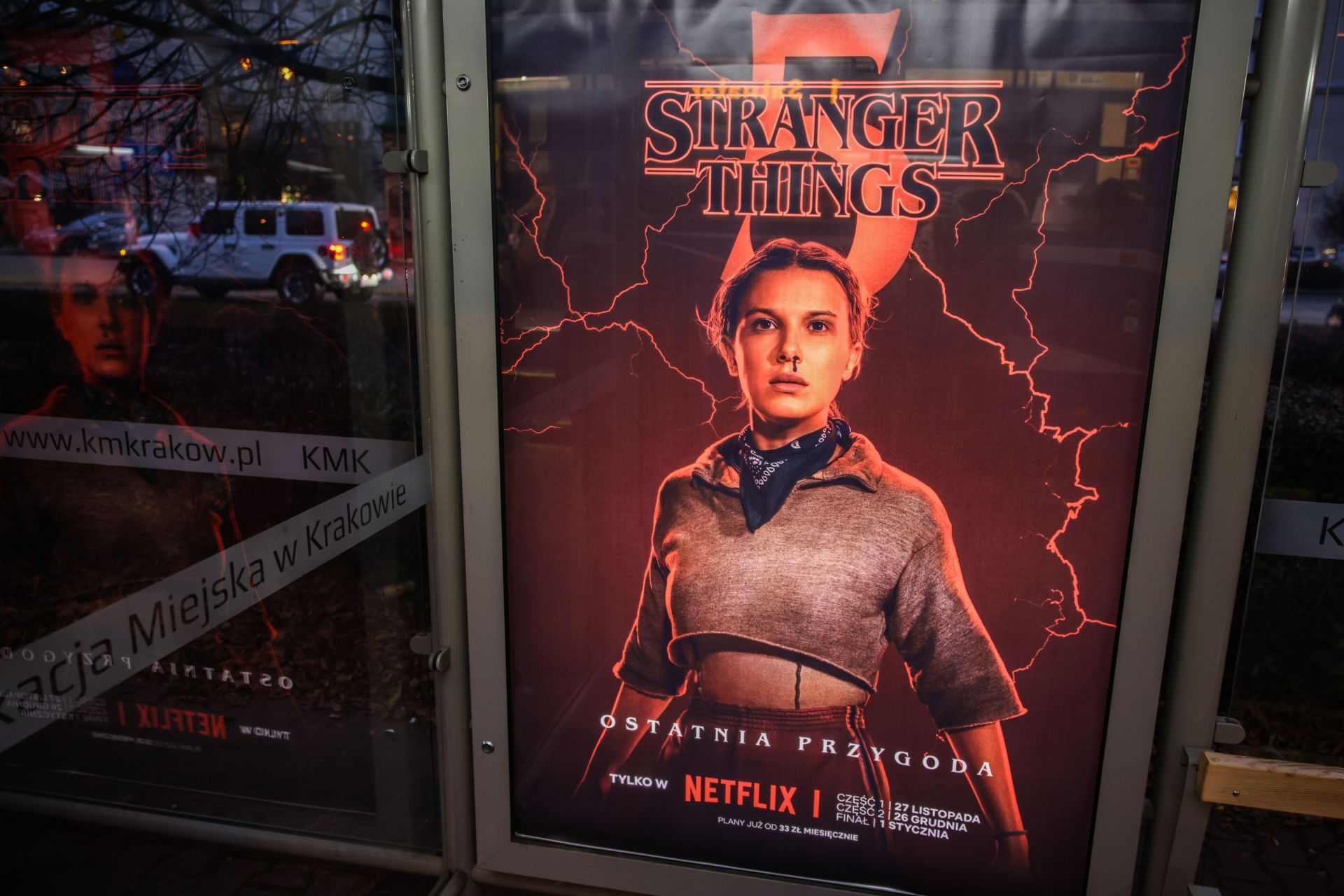 Stranger Things Season 5 Poster In Krakow, Poland - Source: Getty