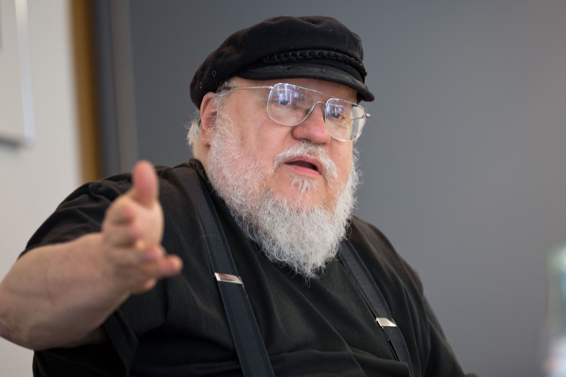 US novelist George R.R. Martin in Hamburg - Source: Getty