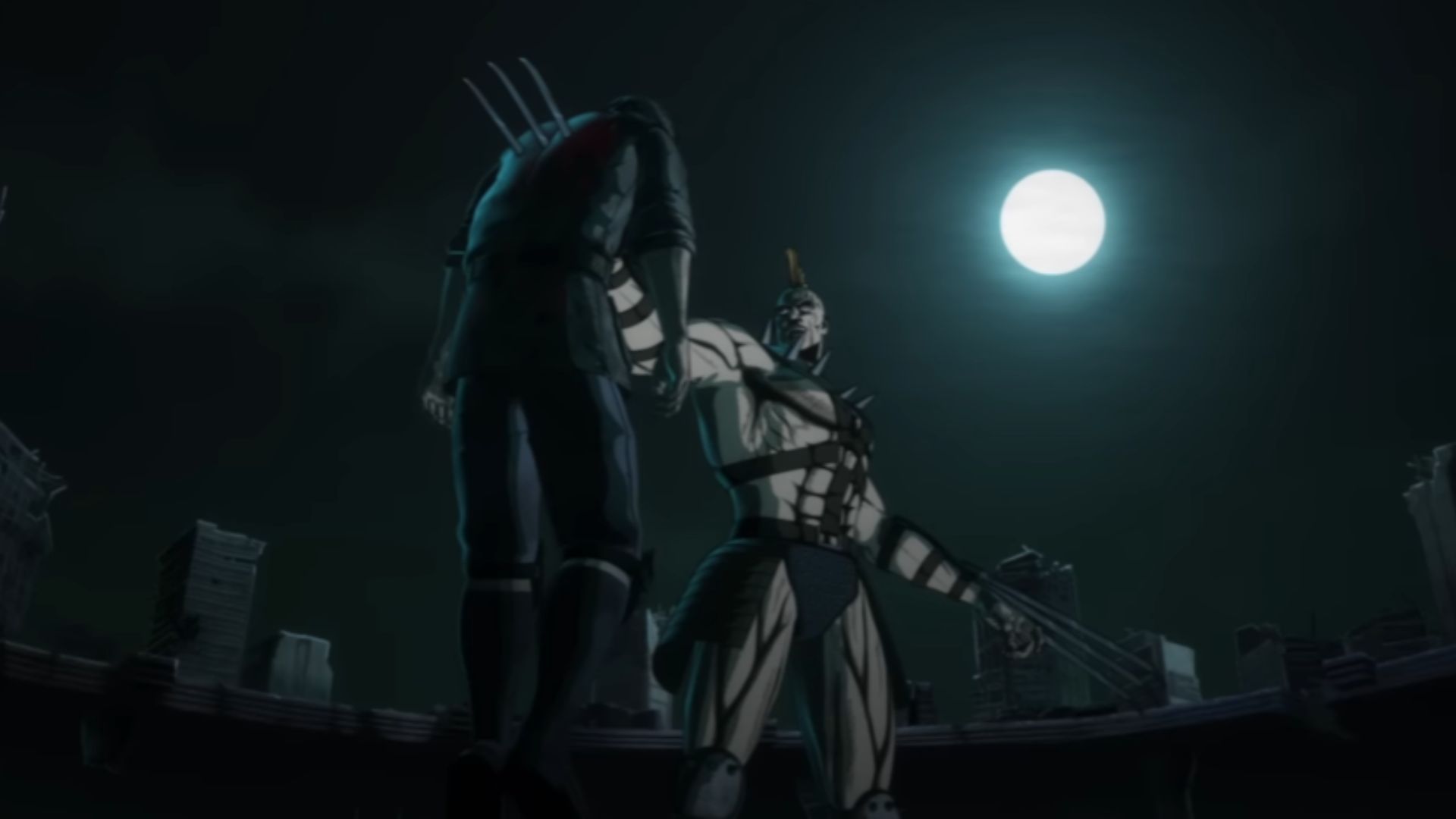 A fighter as seen tossing Kenshiro (Image Source: Warner Bros. Japan)