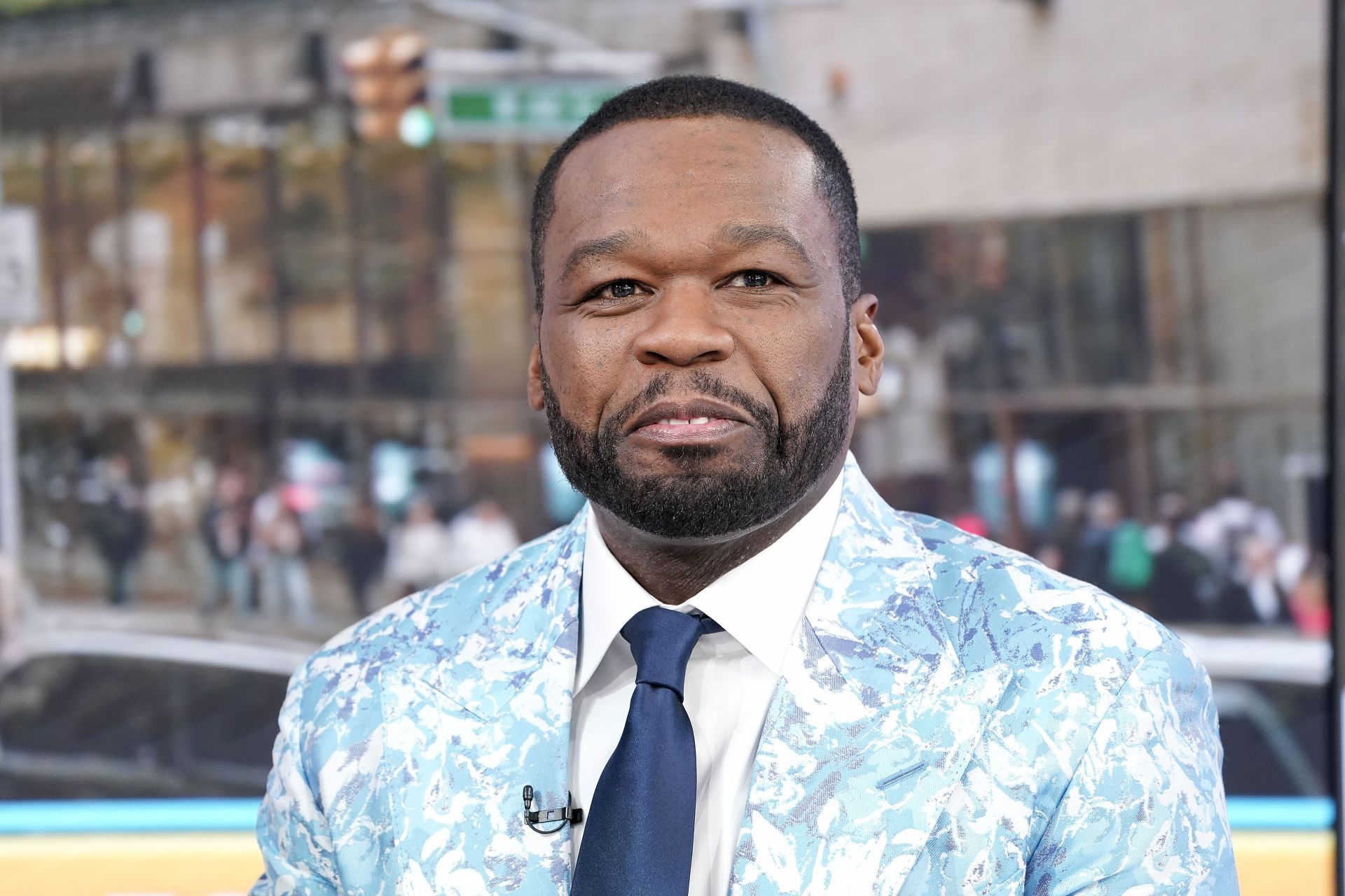 50 Cent Visits &quot;Fox &amp; Friends&quot; - Source: Getty