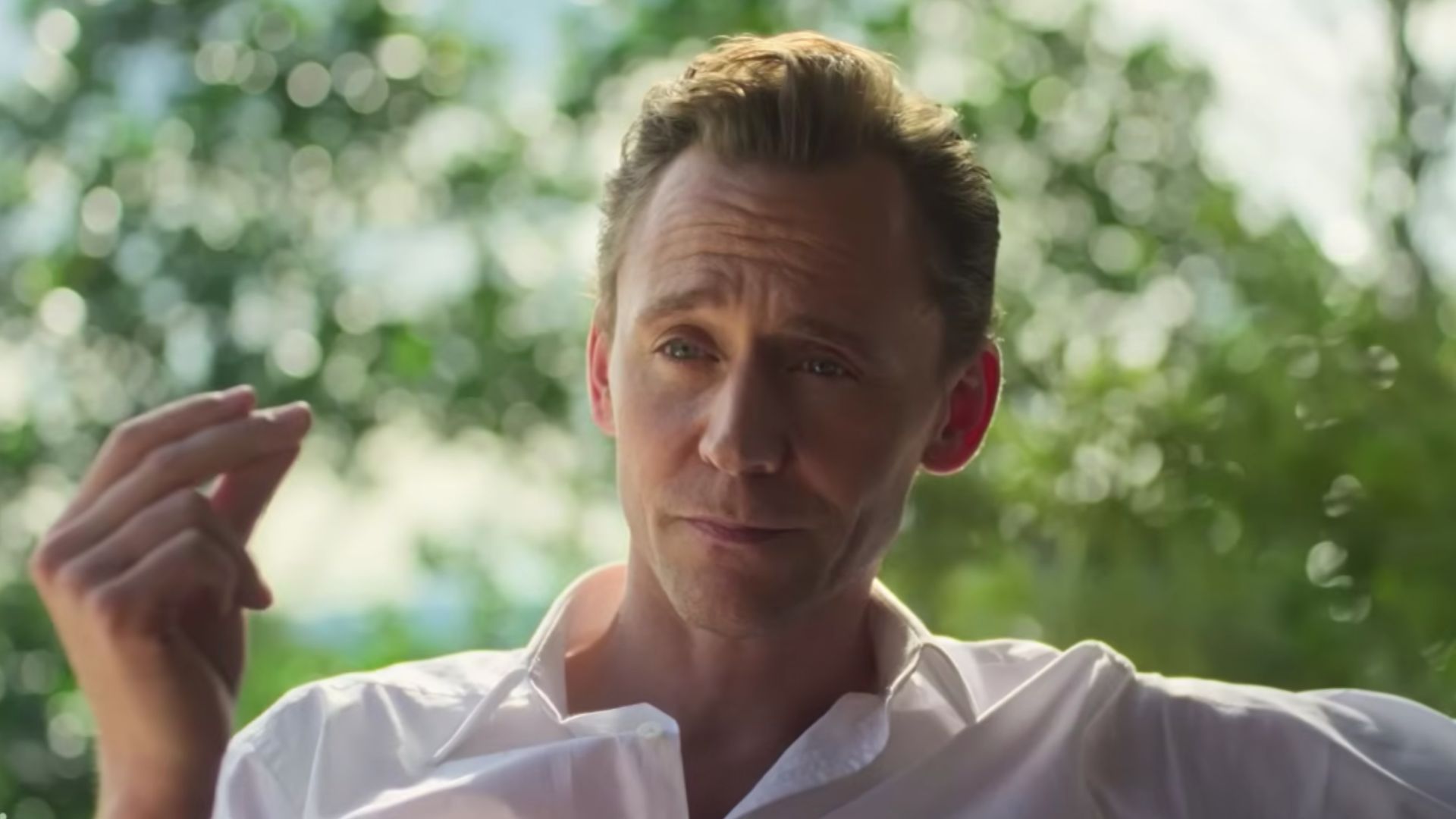 A still from The Night Manager Season 2, featuring Tom Hiddleston