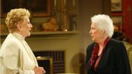 Jeanne Cooper as Katherine, and Julianna McCarthy as Liz had many scenes in the Chancellor mansion on The Young and the Restless | Image: JPI