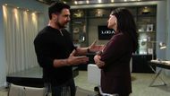 Bill comforts Katie after a fight with Brooke on The Bold and the Beautiful | Image: CBS