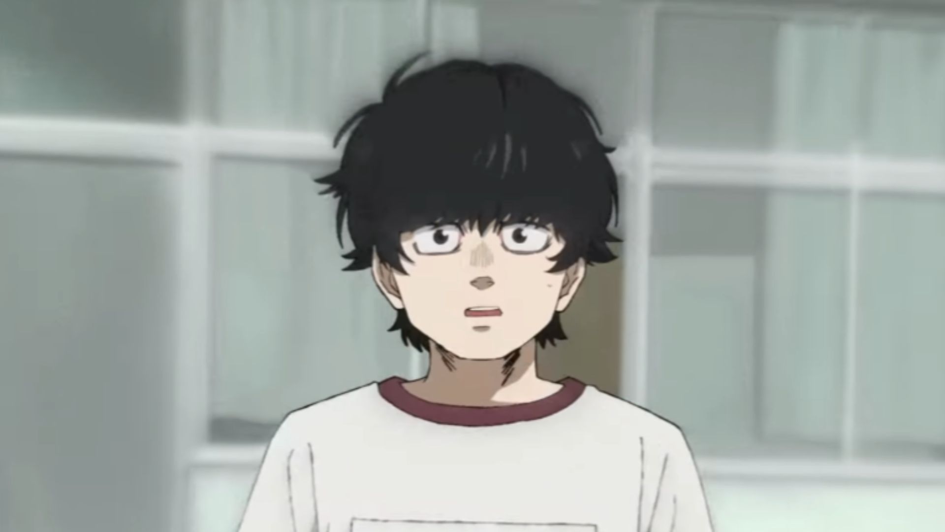 Komiya, when he saw Togashi&#039;s sprint (Image Source: Rock &#039;n&#039; Roll Mountain Studio)