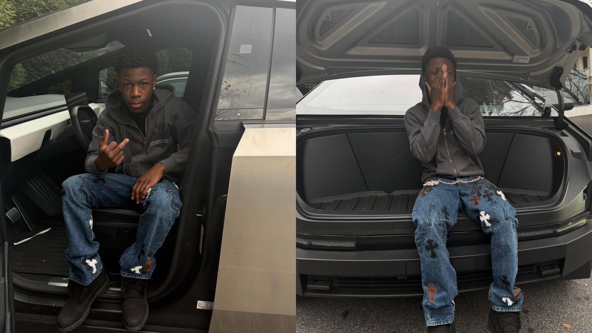 RaKai reacts to India Love storming the stage at the Streamer Awards (Images via Instagram/@2xrakai)