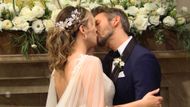 Hope and Liam kiss after exchanging vows on The Bold and the Beautiful | Image: CBS