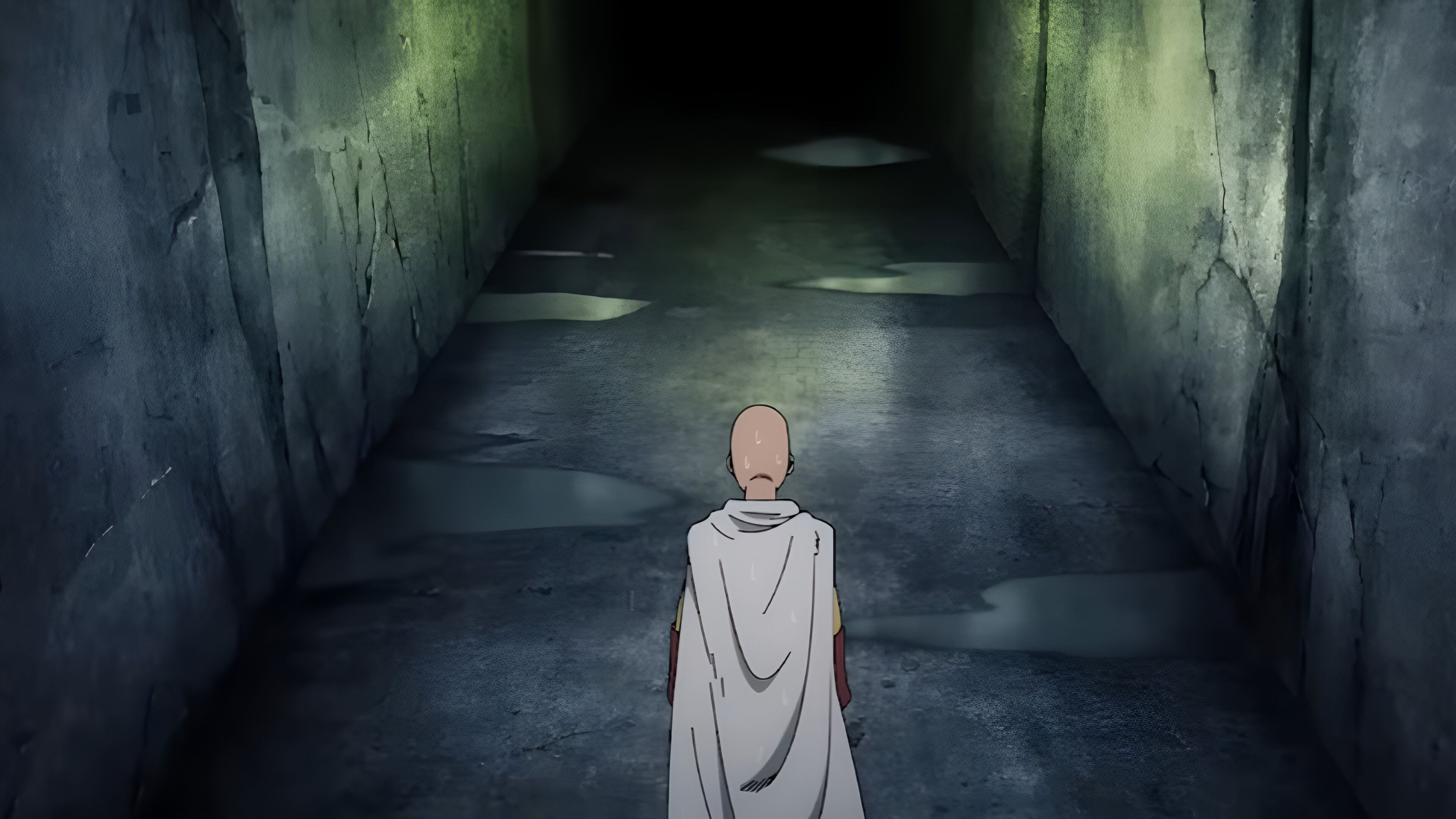 Saitama wandering in the Monsater Association Headquaters 