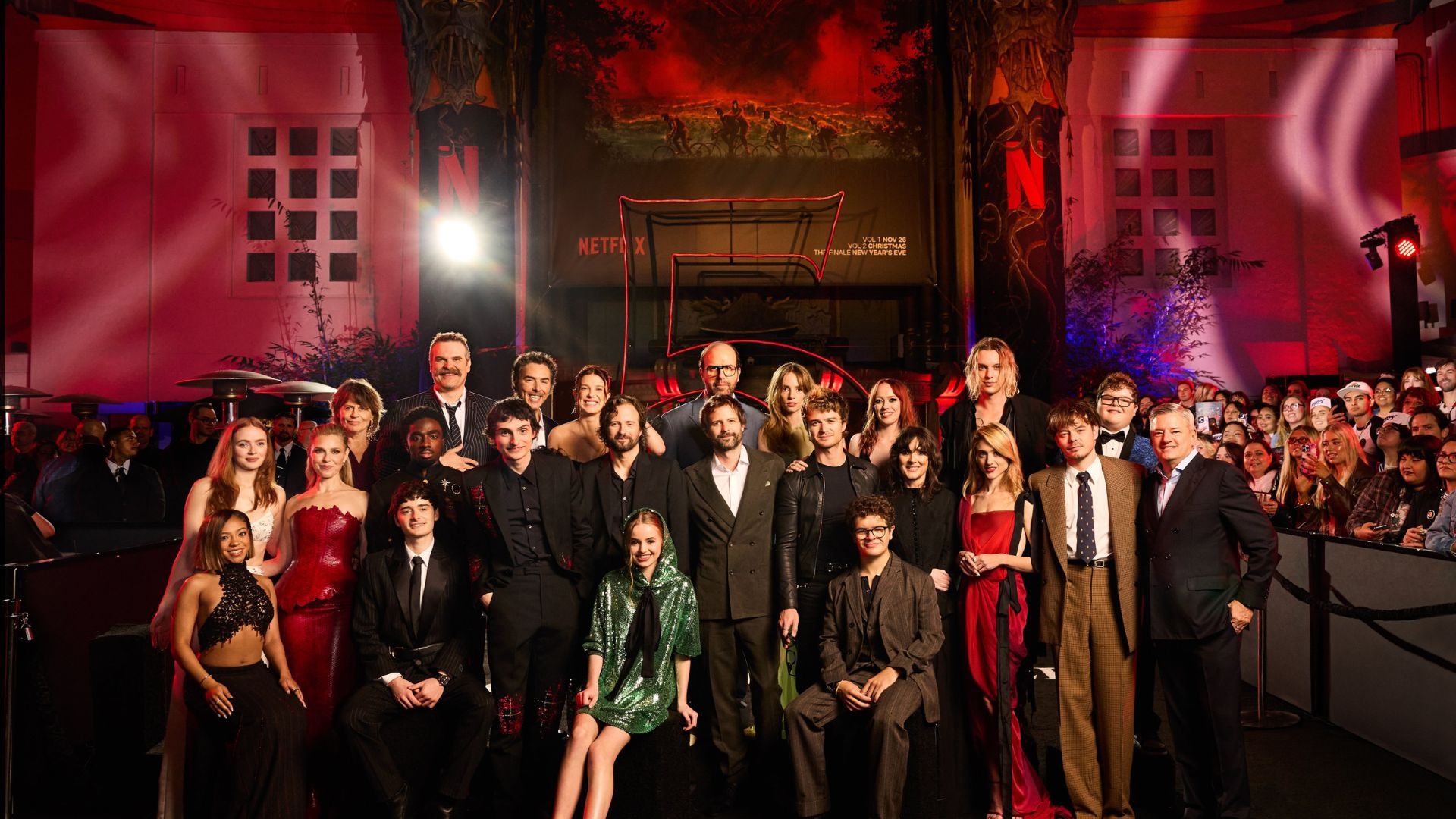 The Stranger Things Season 5 Cast at the World Premiere (Image Via: Instagram/@strangerthingstv)