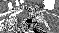 Chainsaw Man defending using Lion Devil (Image Credits: Shueisha)