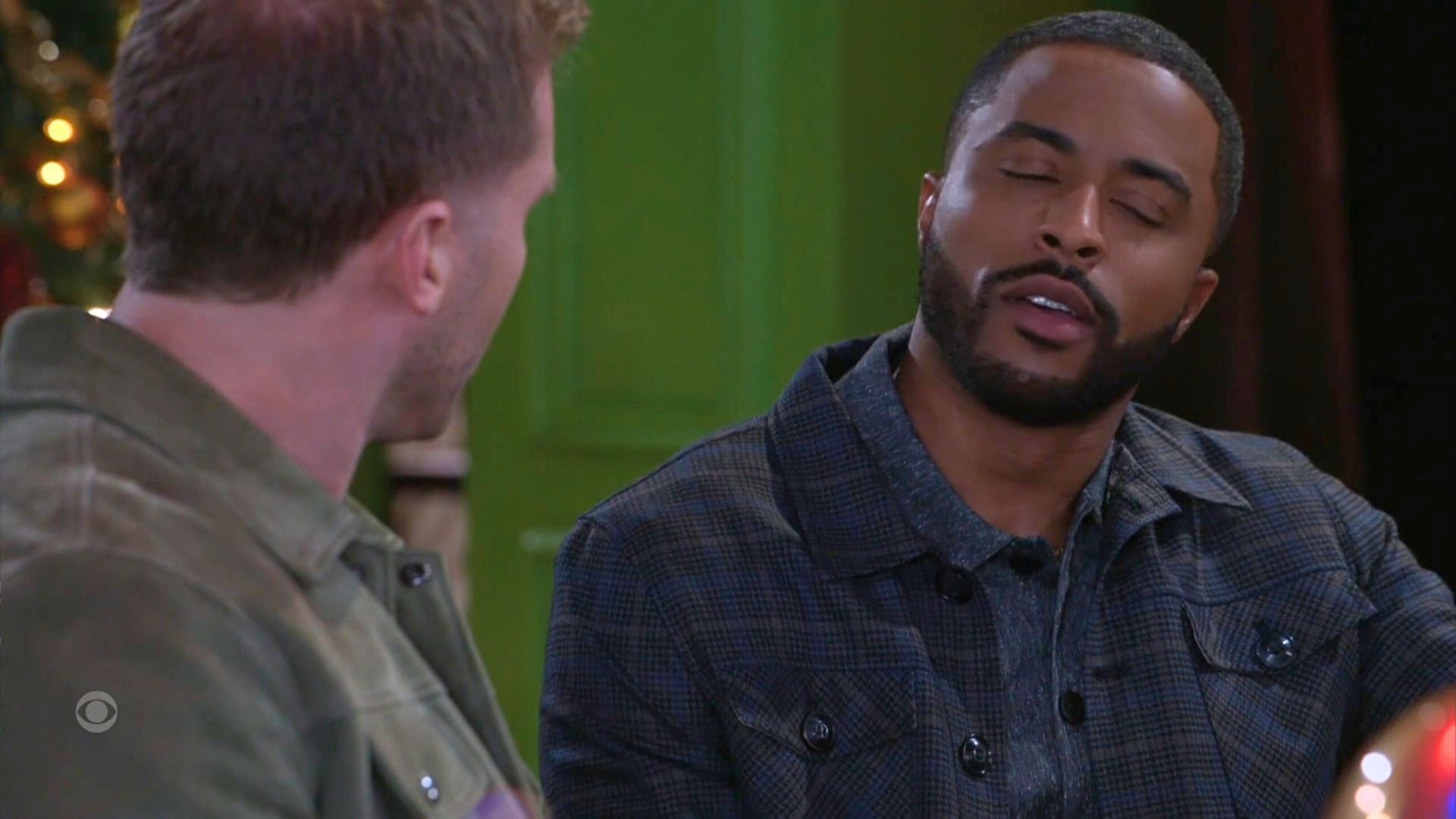 Beyond the Gates: Jacob just can&#039;t hide his frustration at Derek | Image: CBS
