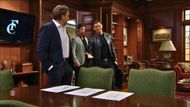 The Bold and the Beautiful: The boys are back in town. Zende and Thomas enter the boardroom | Image: CBS