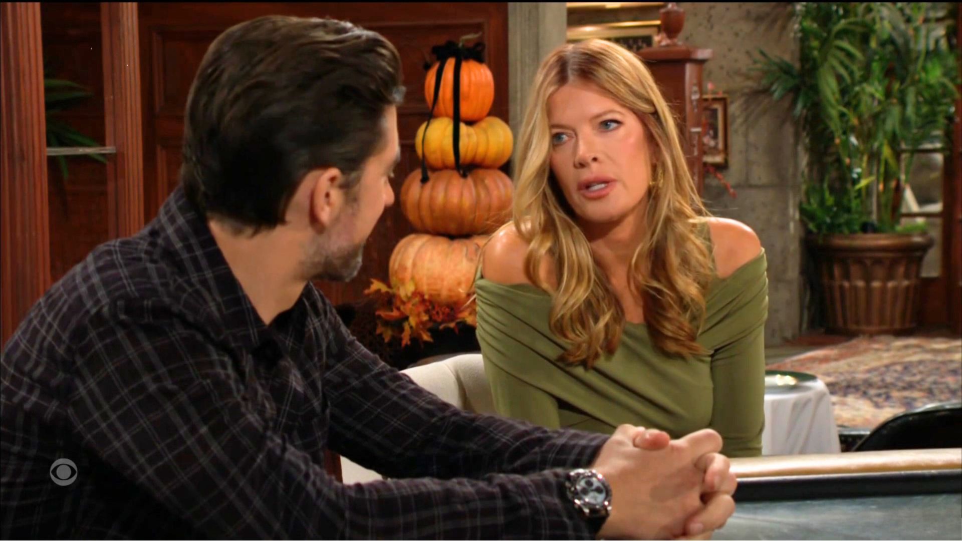 Phyllis stalled Cane with her imitation of Victor Newman on The Young and the Restless | Image: CBS