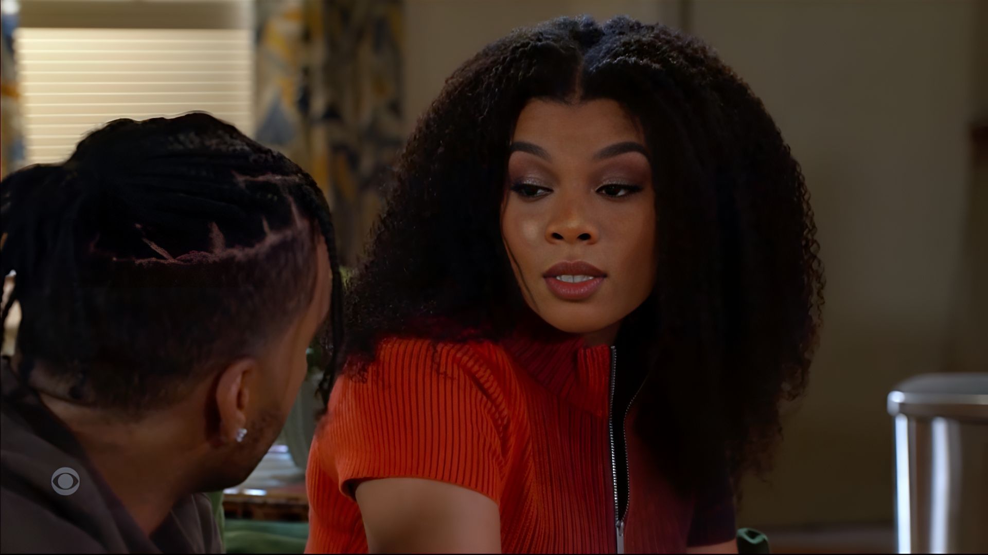I'm rubber, you're glue: Eva didn't want to be Izaiah's rebound on Beyond the Gates | Image: CBS