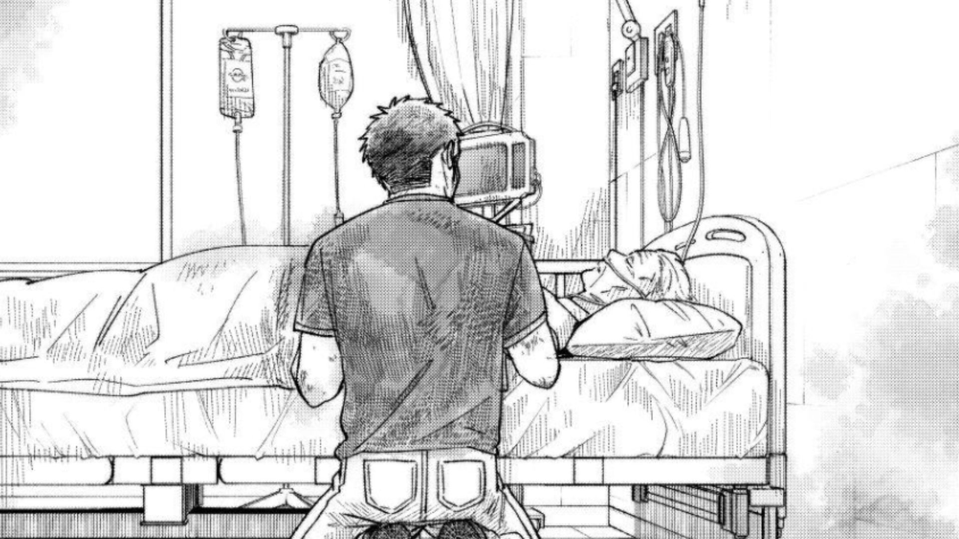 Momojikawa&#039;s final goodbye to his grandmother (Image Source: K Manga)