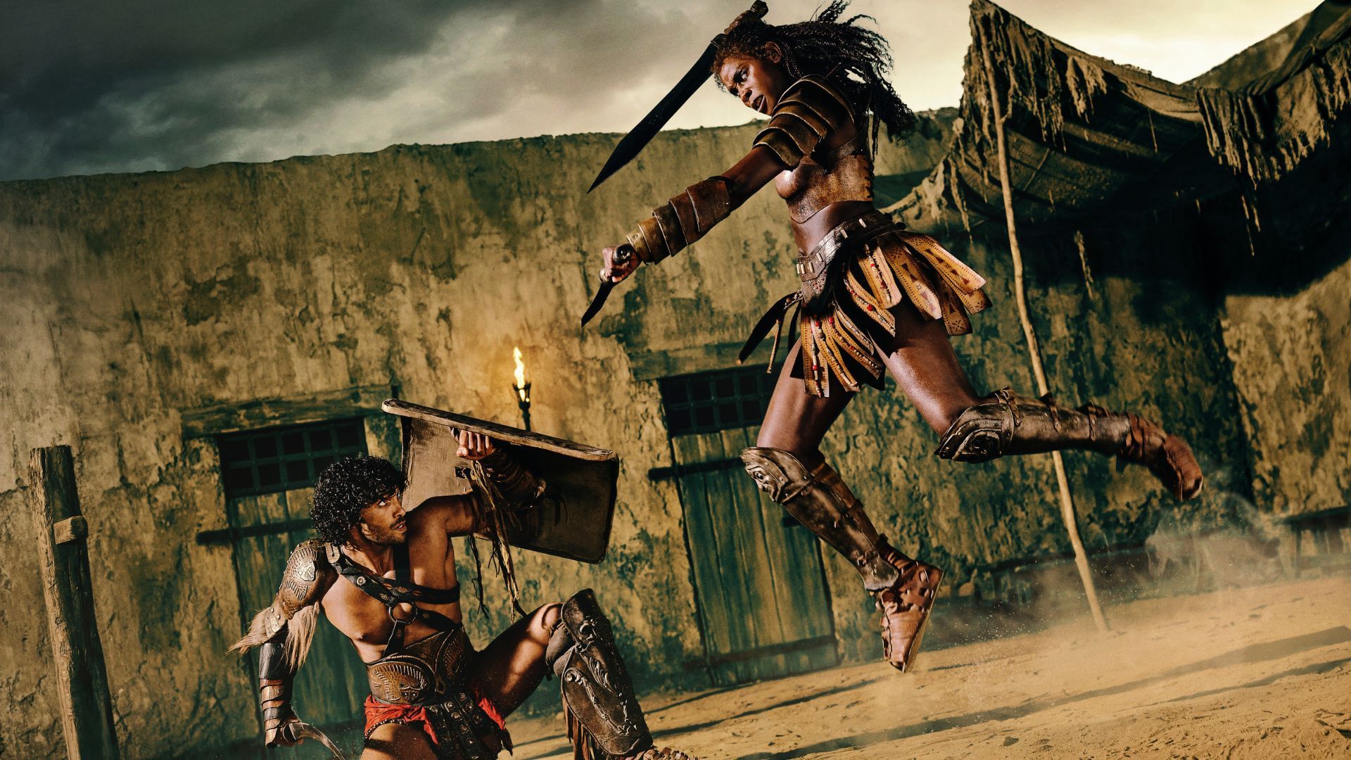 A still from Spartacus: House of Ashur (Image Via: X/@spartacus_starz)