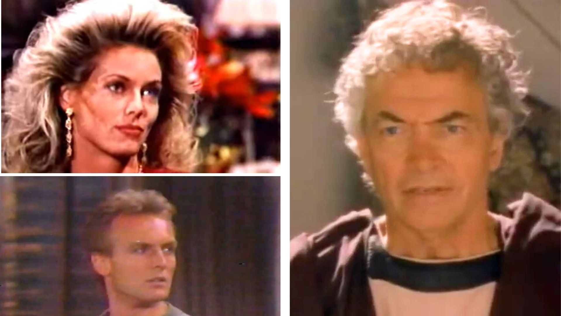 Nina Arvesen (Cassandra), Doug Davidson (Paul), and Jonathan Farwell (George) on The Young and the Restless | Image: YouTube