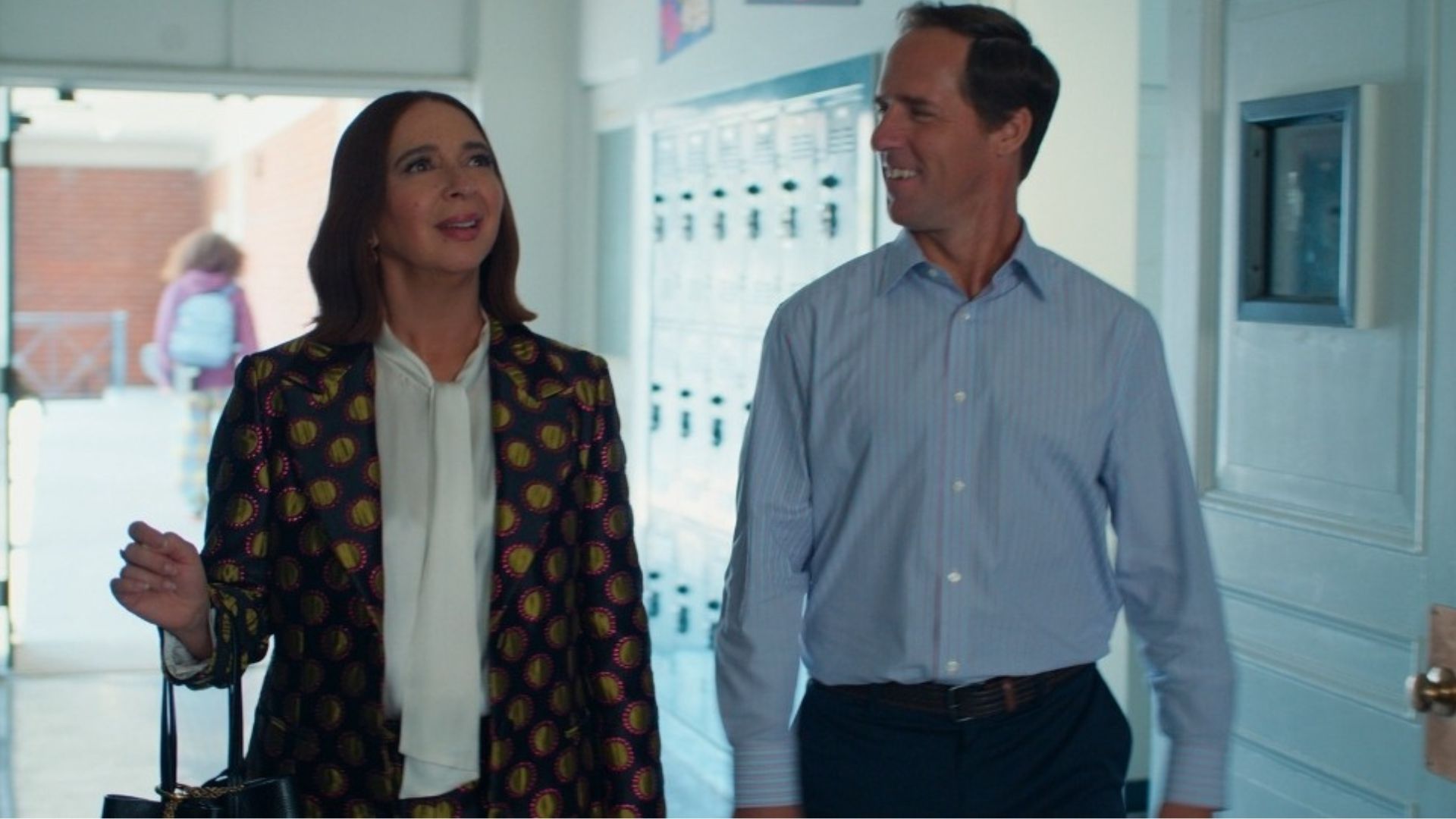 Molly and Arthur visit Luciana&#039;s high school in Delaware (Image Via AppleTV)
