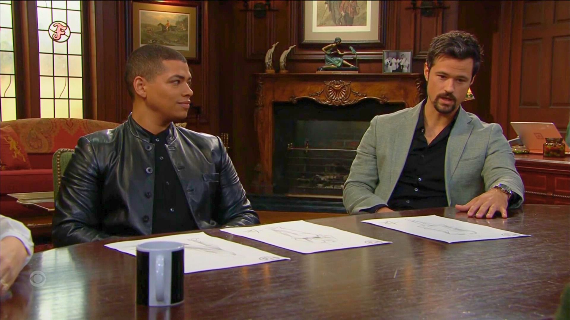 The Bold and the Beautiful: Zende and Thomas Forrester | Image: CBS