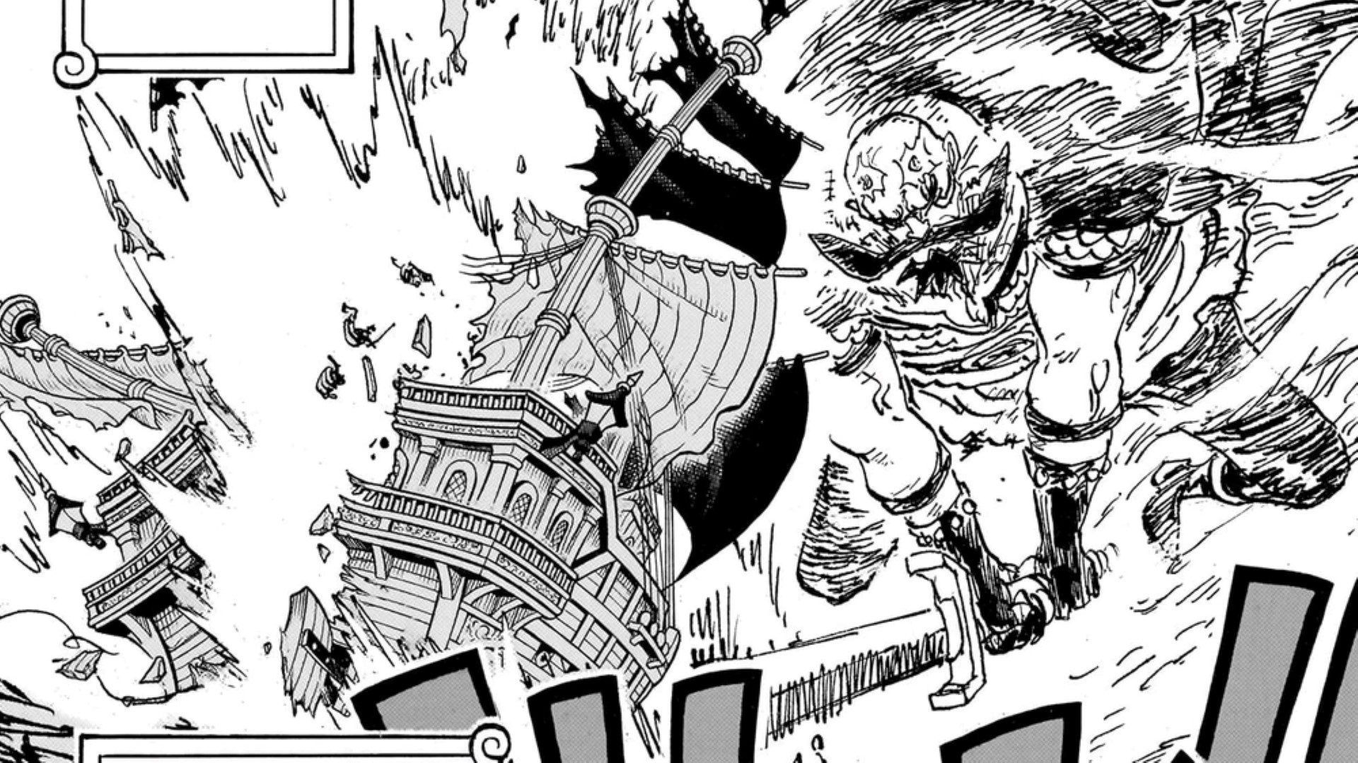 Harald fighting alongside the Marines (Image Credit: Shueisha)