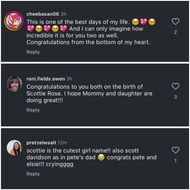 Netizens congratulated Elsie Hewitt and Pete (Image via Instagram/@elsie)