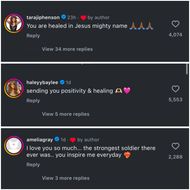 Celebrities wished the model well (Image via Instagram/@anokyai)
