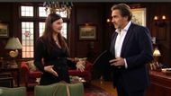 Katie and Ridge discuss her future on The Bold and the Beautiful | Image: CBS