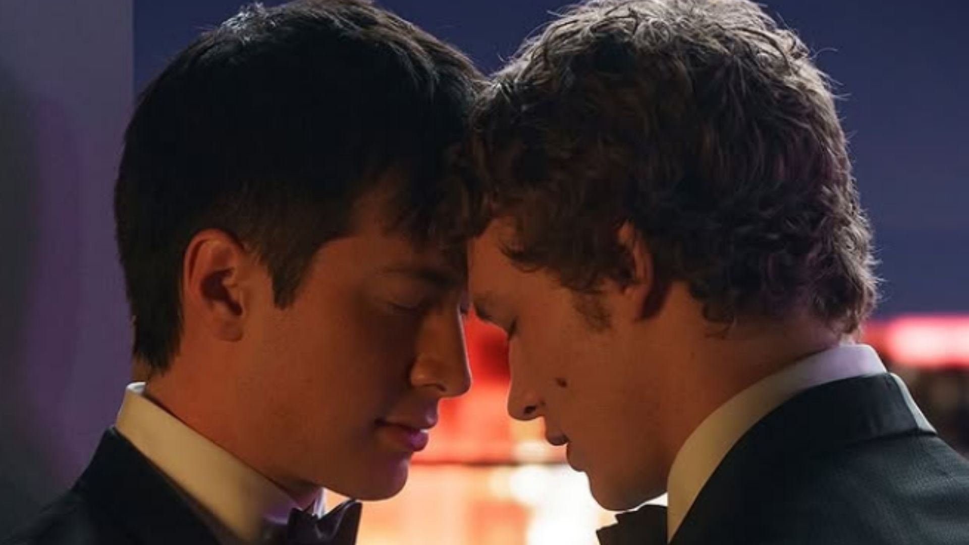 Hudson Williams as Shane Hollander &amp; Connor Storrie as Ilya Rozanov on Heated Rivalry (Image Via: Instagram/@cravecanada)