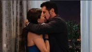Bill and Katie kiss after the proposal on The Bold and the Beautiful | Image: CBS