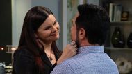 Katie is happy to be reunited with Bill on The Bold and the Beautiful | Image: CBS