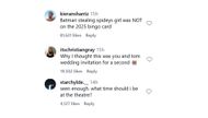 Comments on Zendaya's post (Image via @zendaya/Instagram)