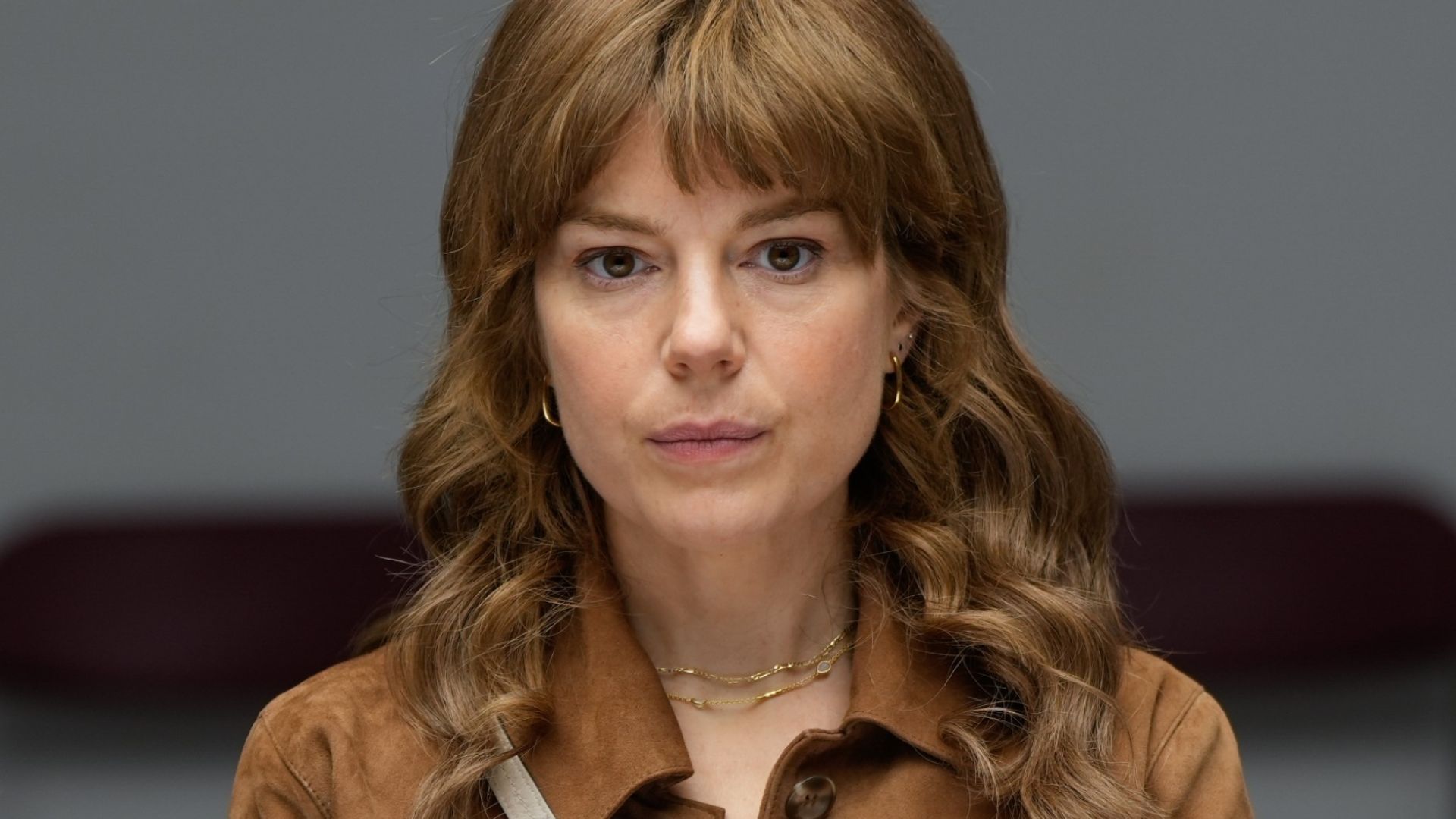 Aimee-Ffion Edwards as Emily Hunter in The Revenge Club | Image via Paramount+