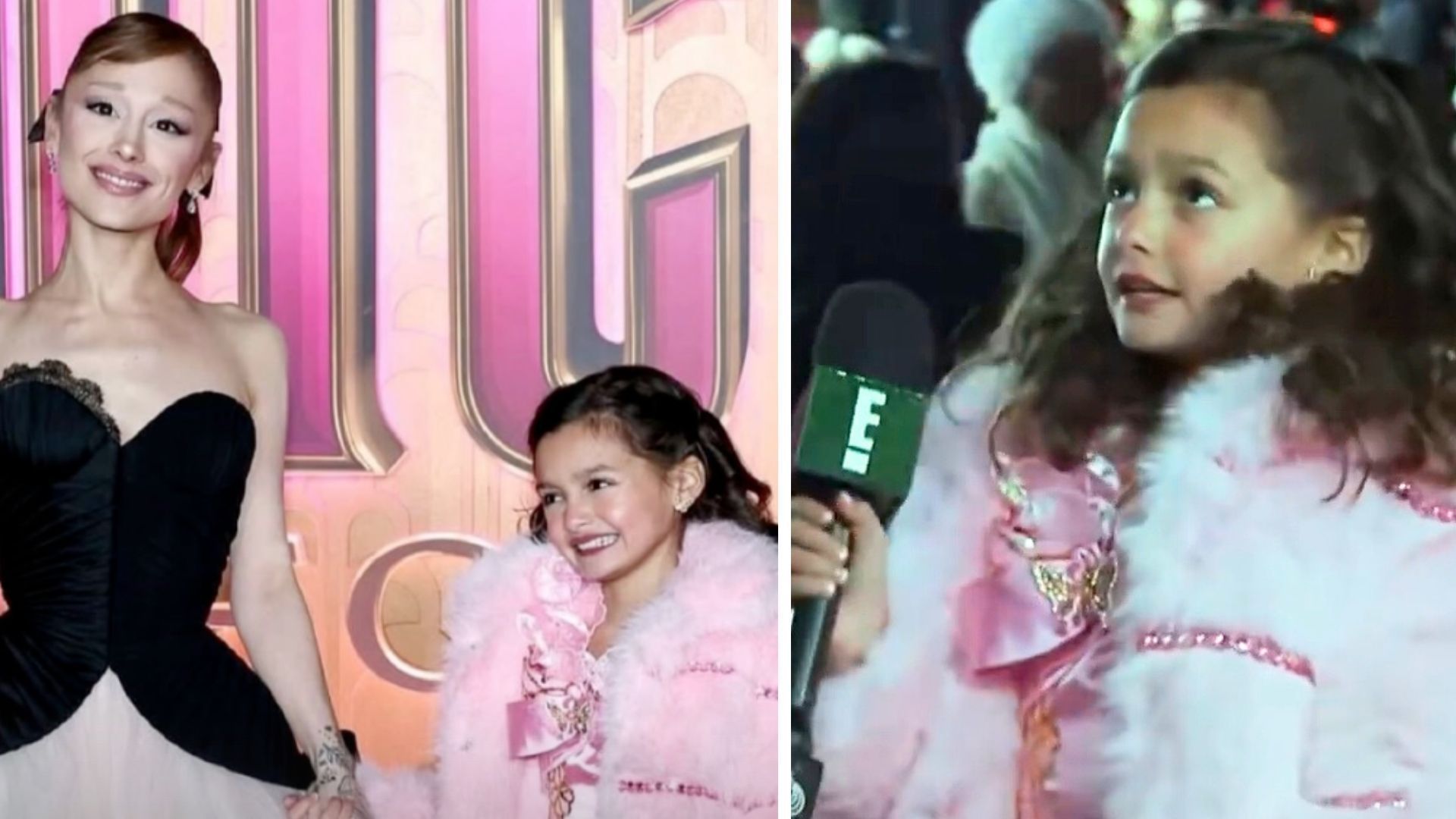 Scarlett Spears with Ariana Grande in the premiere of Wicked: For Good | Images: ABC