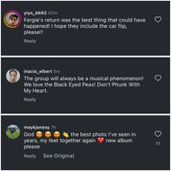 Fans celebrate Black Eyed Peas reunion (Image via Instagram/@fergie)