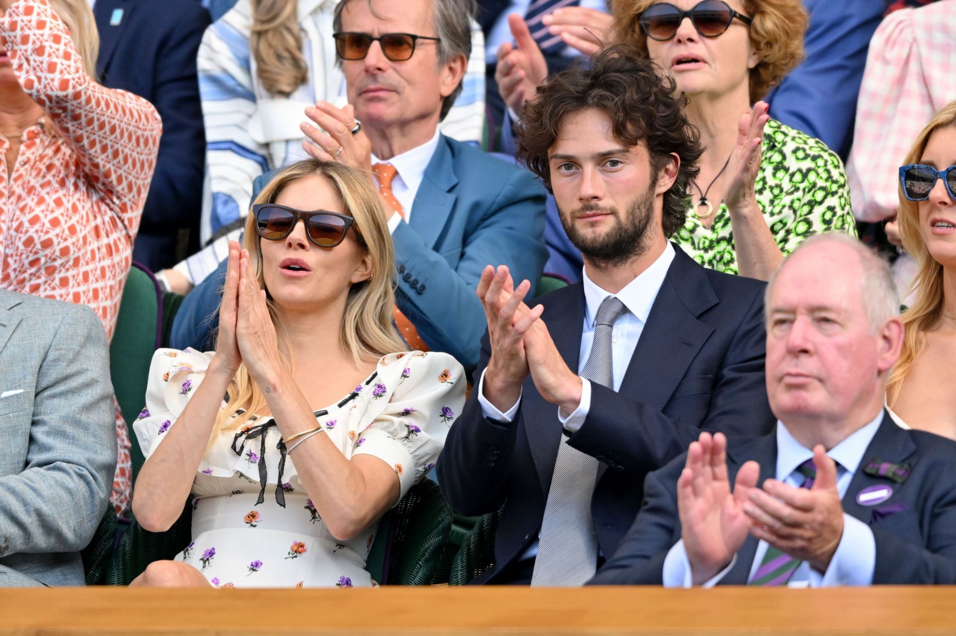 Celebrity Sightings At Wimbledon 2025 - Day 9 - Source: Getty
