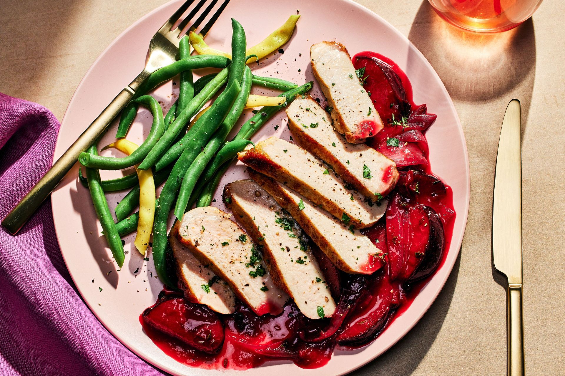 Pork and Plums... - Source: Getty