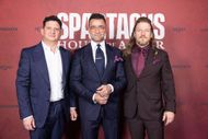 Samir Hamadeh, Nick E. Tarabay and Keith Andreen attend the "Spartacus House Of Ashur" International Premiere – Special Access - Source: Getty