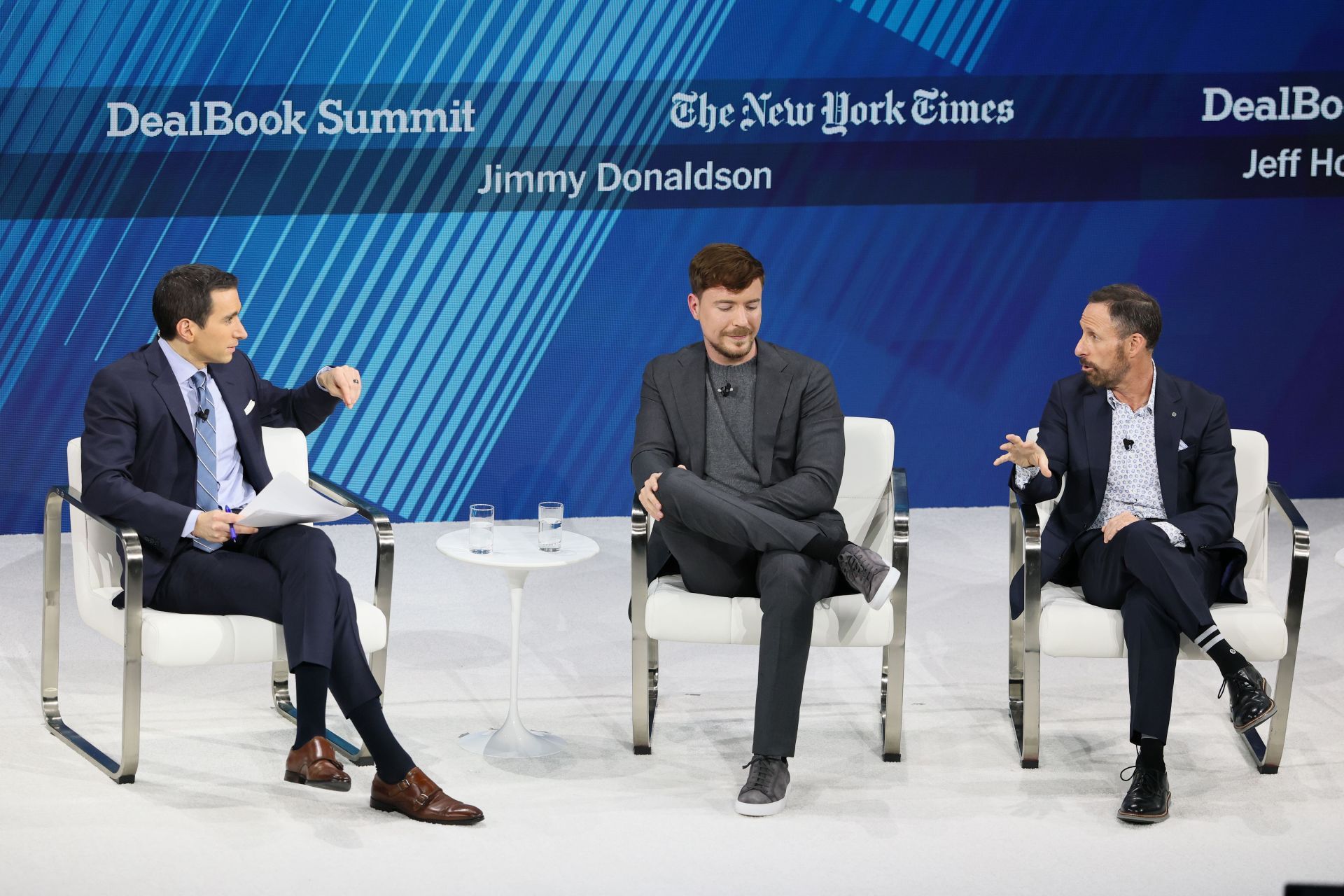Business And Government Leaders Speak At New York Times&#039; DealBook Summit - Source: Getty. (Photo by Michael M. Santiago/Getty Images)