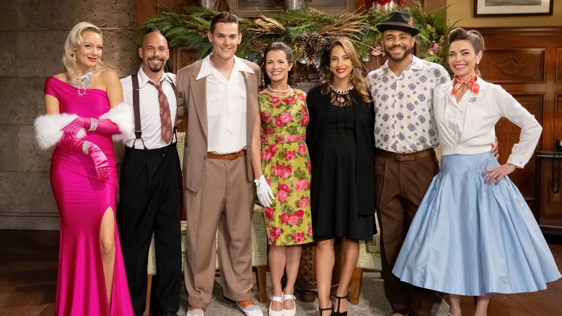 Abby, Devon, Adam, Chelsea, Lily, Nate, Victoria on The Young and the Restless | Image: JPI
