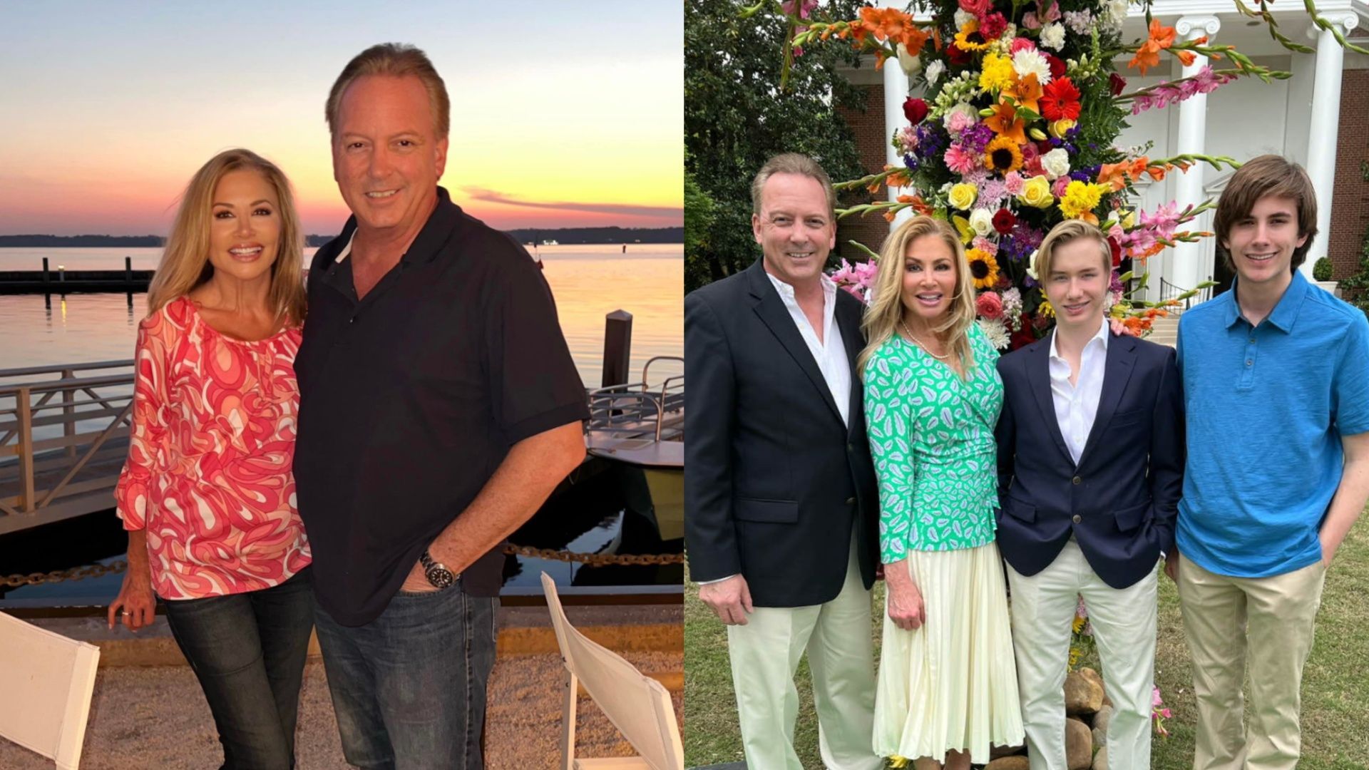 Valerie Hoff DeCarlo with her husband and two sons. (Image via Facebook)