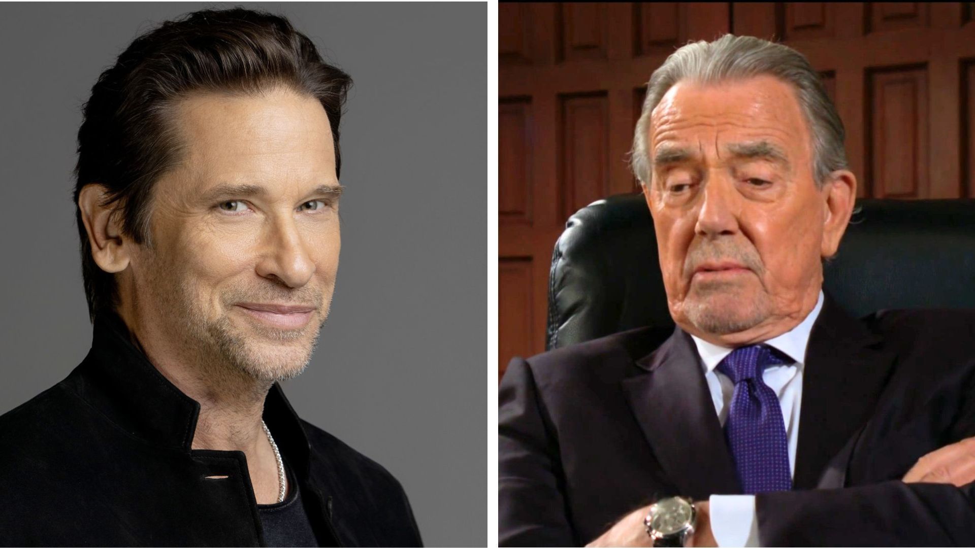 Matt Clark and Victor Newman on The Young and the Restless | Image: JPI, CBS