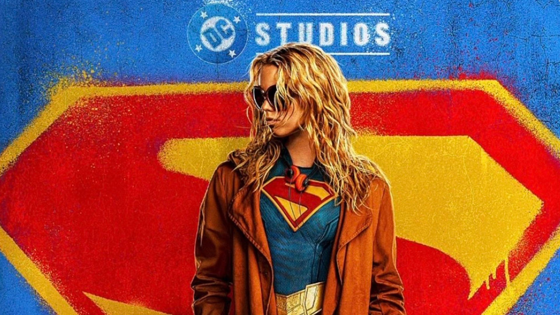 The poster of Supergirl, featuring Milly Alcock