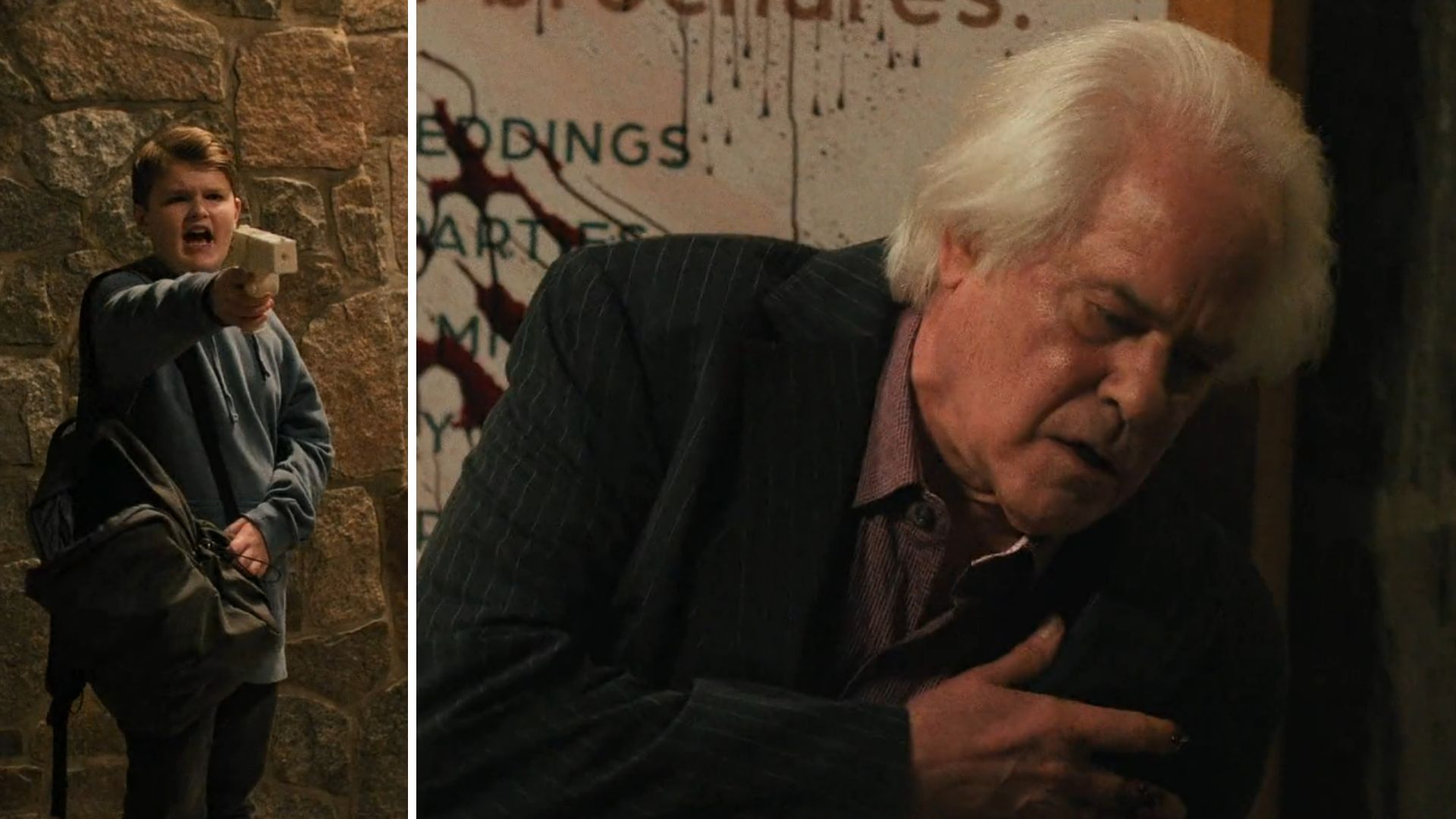 A still from the finale of The Chair Company (Image Via: HBO)