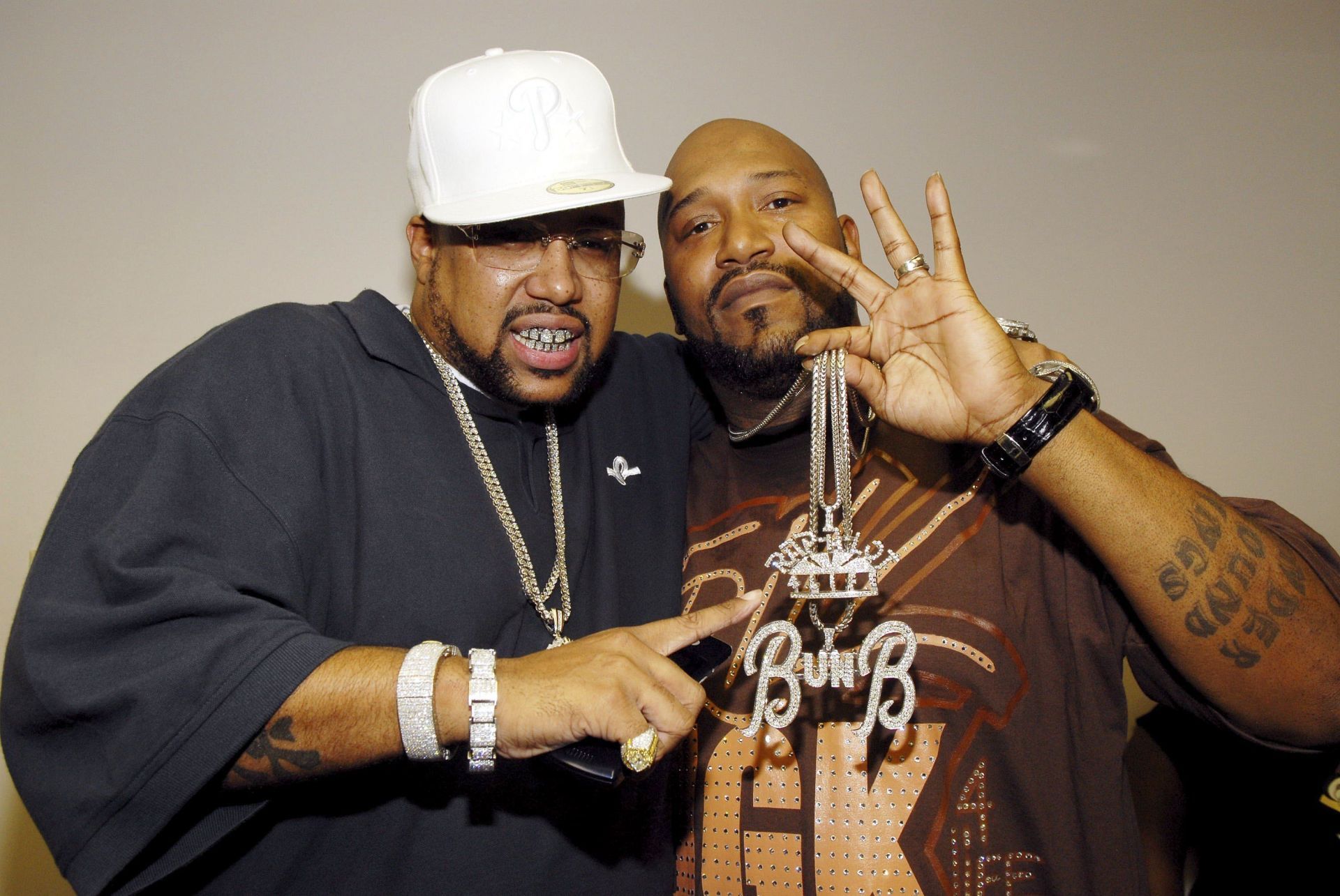 Pimp C and Bun B At The David Banner Hosts The First Annual Ozone Awards - Source: Getty