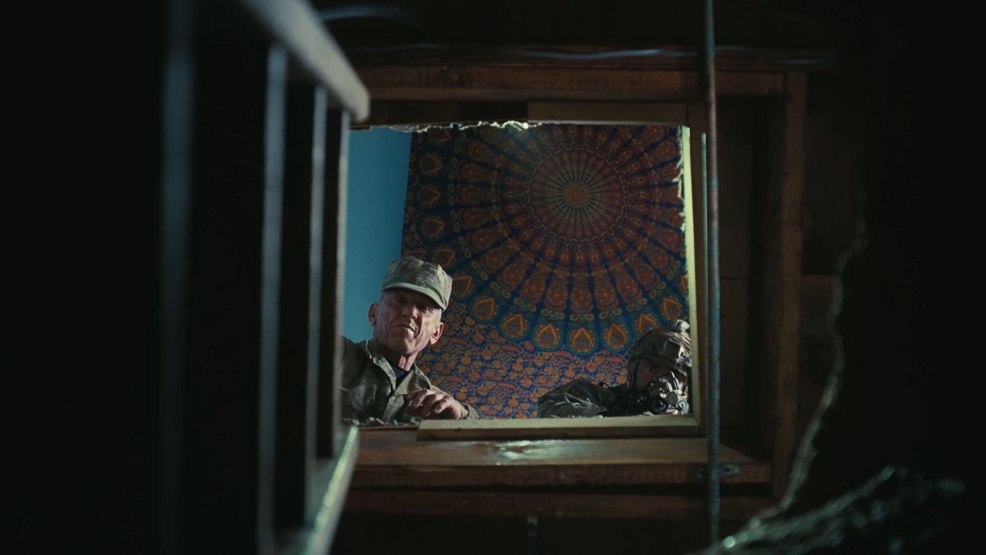 Sean Penn plays Colonel Steve Lockjaw in the film. (Image via YouTube/Warner Bros.)