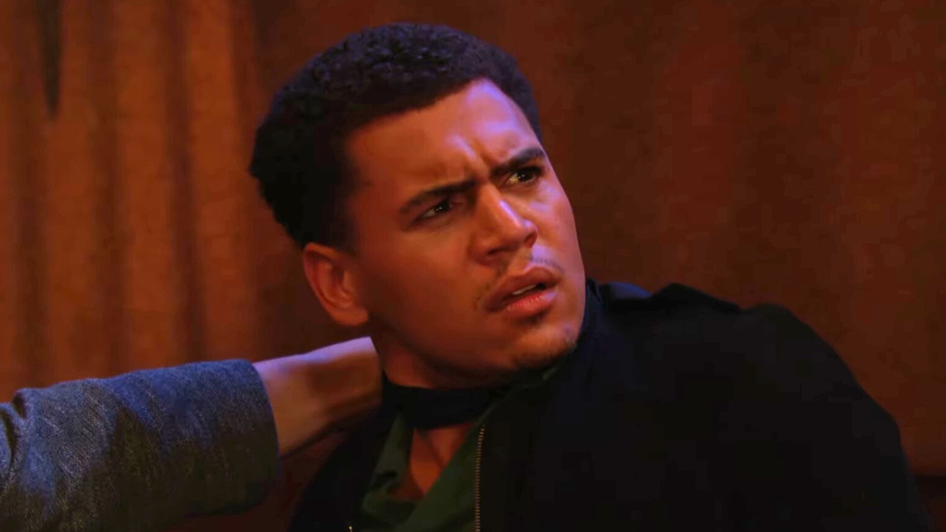 Theo also ends up in the crypt | Image: Peacock