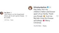 Khloe Kardashian replies to a fan on social media (Images via Instagram/@khloekardashian)