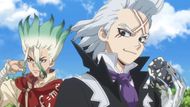 Senku and Xeno (Image credit: Studio TMS Entertainment)