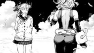Uraraka Ochaco gets glimpses of Himiko Toga (Image Source: VIZ)